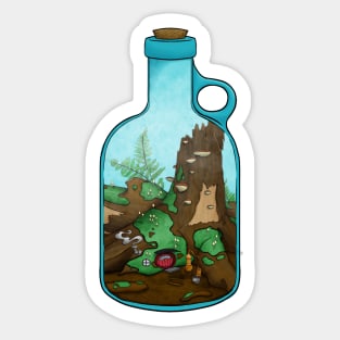 Forest Jar Sticker